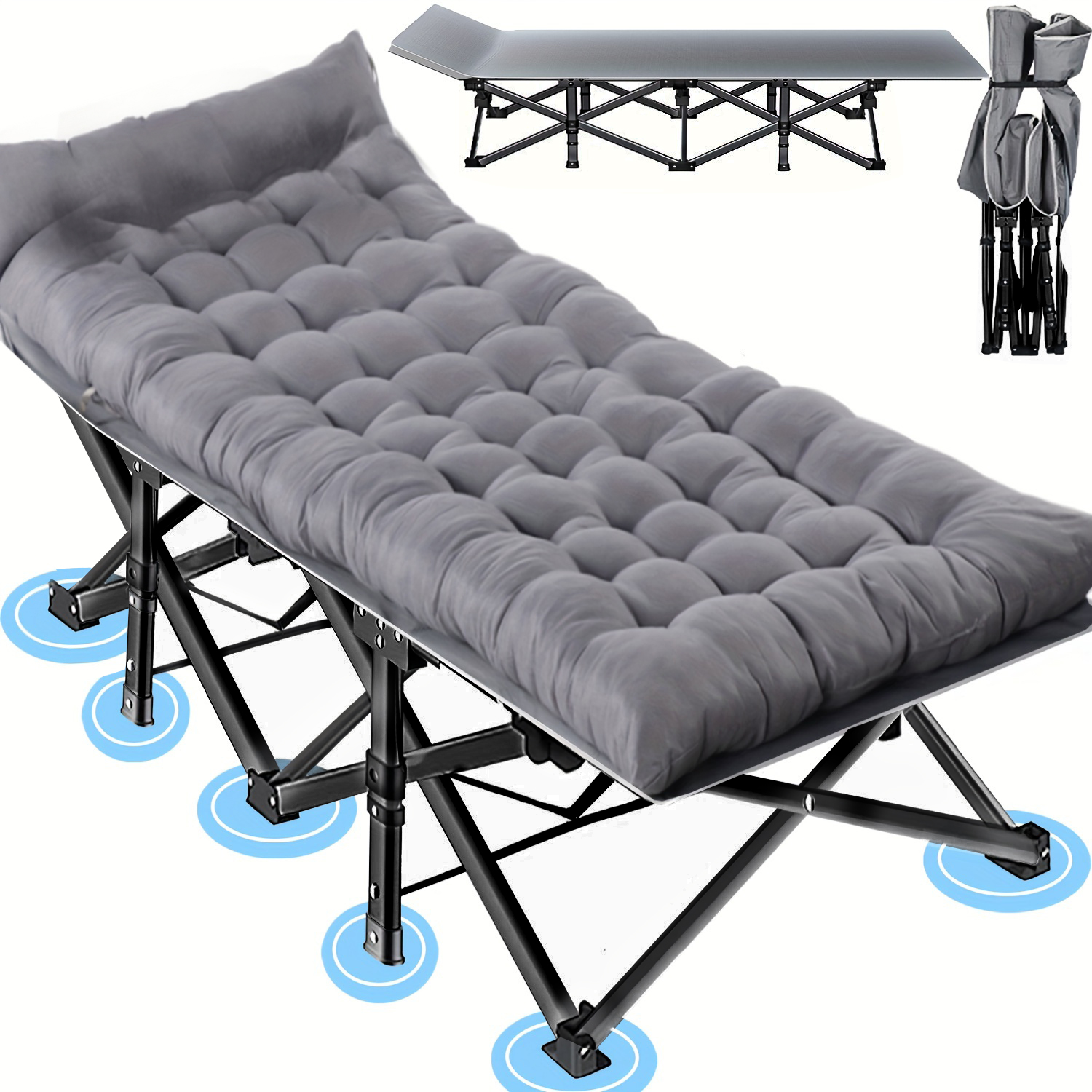 Outdoor Daybed Furniture - Heavy Duty Folding Camping Cot with