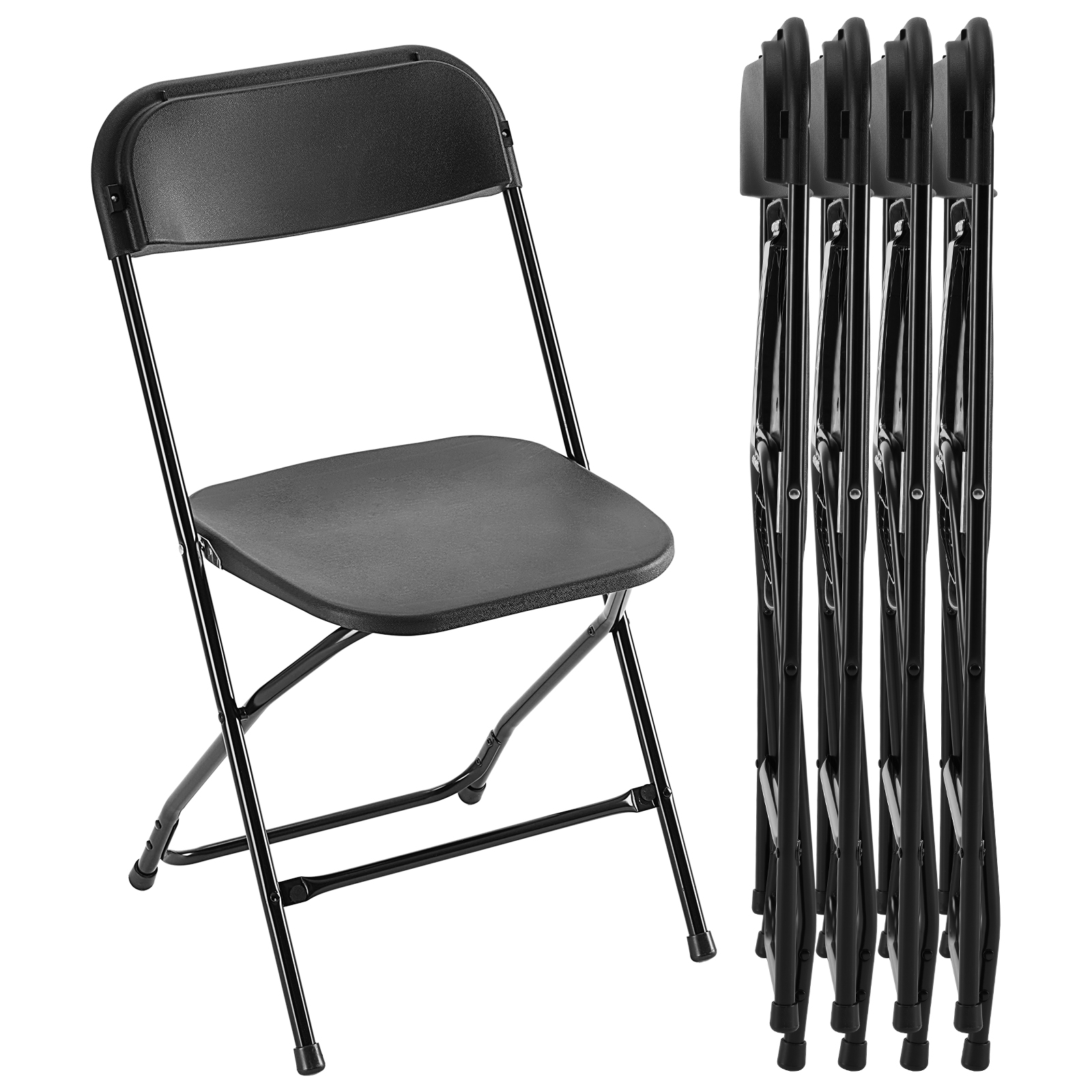Outdoor Furniture Polywood - JHK Plastic Folding Chair 4/6 Pack