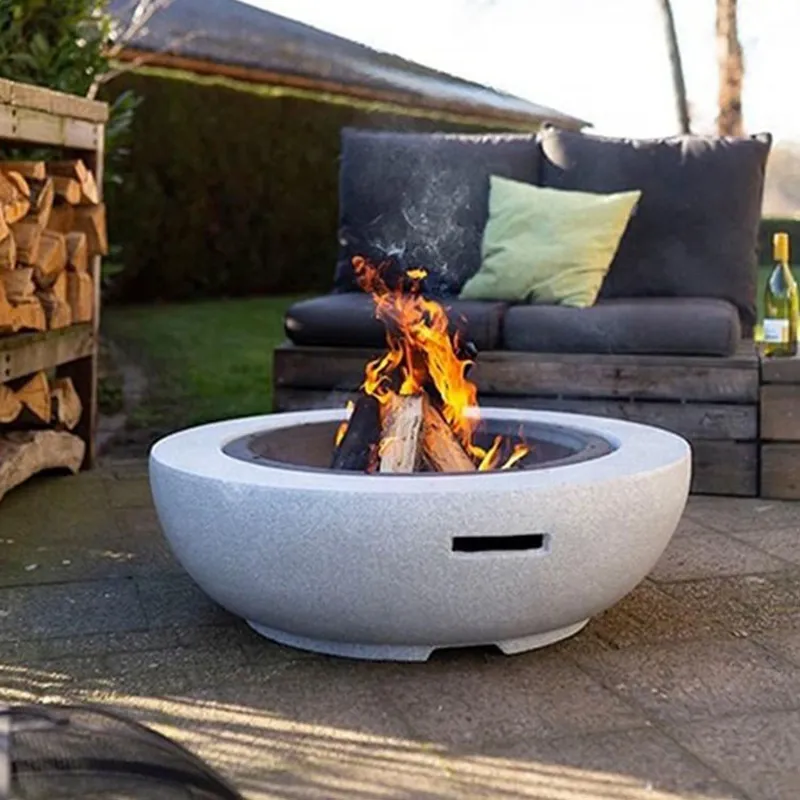 Fire Pit Bowl - Outdoor Wood Burning Stove Magnesium Oxide