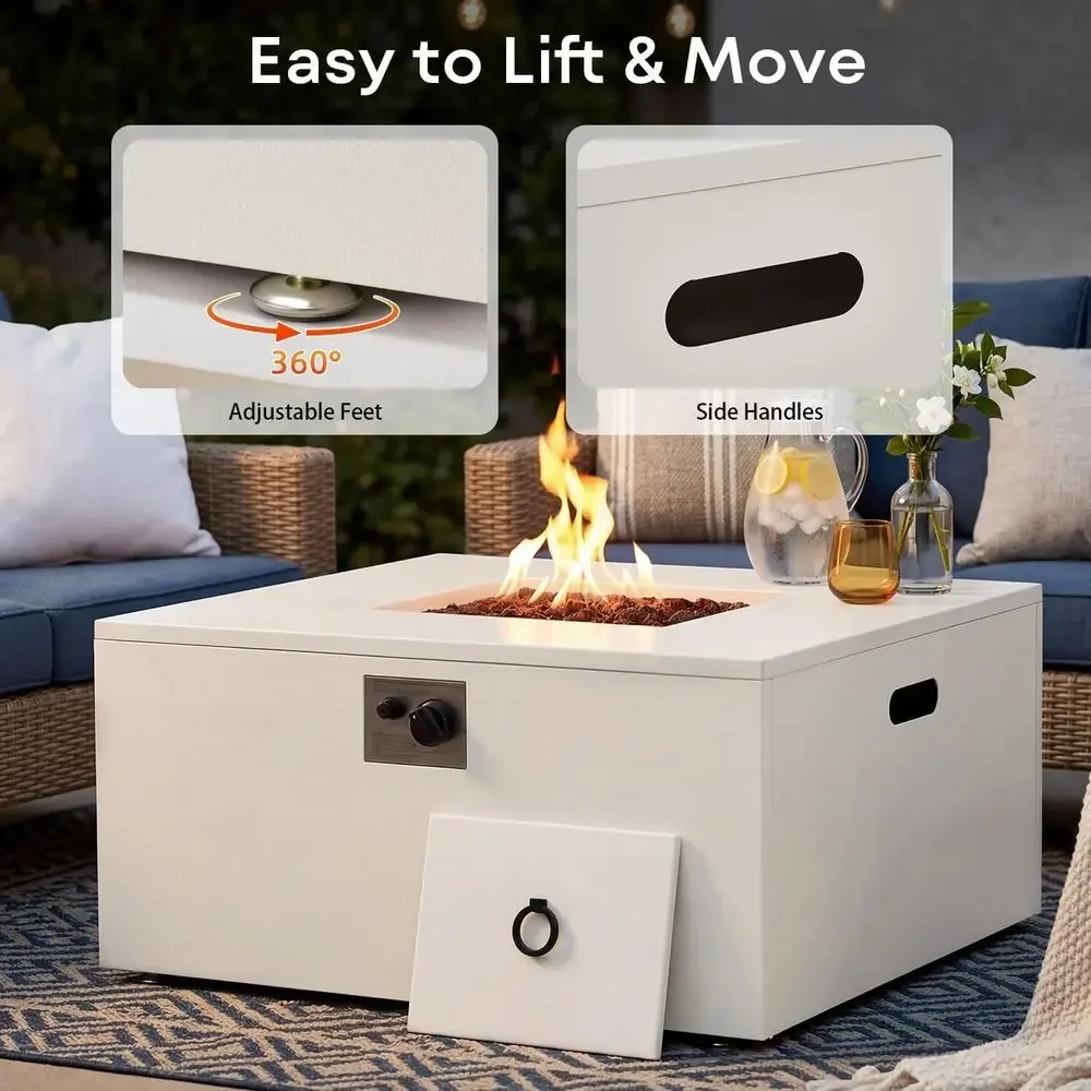 Half-Moon Curved 8-Piece Patio - đánh giá và giá Outdoor Furniture And Fire Pit