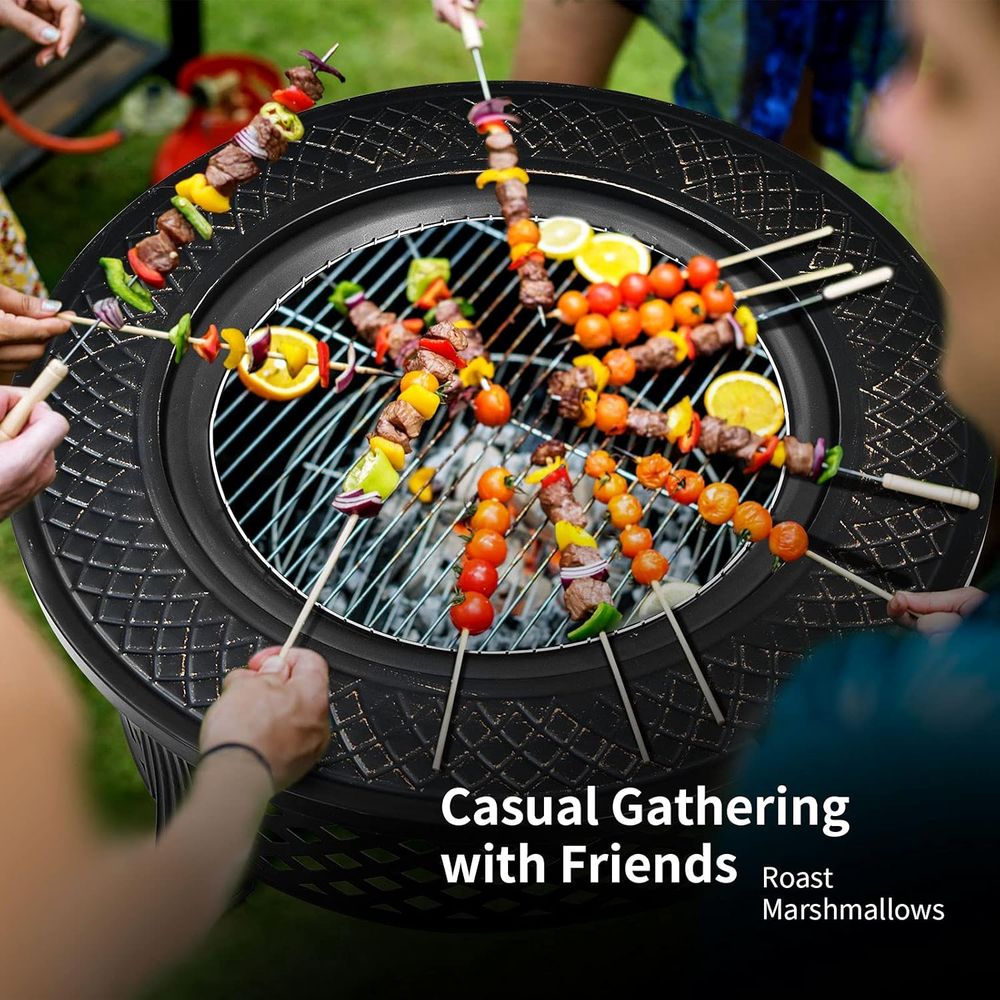 32-inch Outdoor Wood-Burning F - đánh giá và giá Fire Pit Bowl