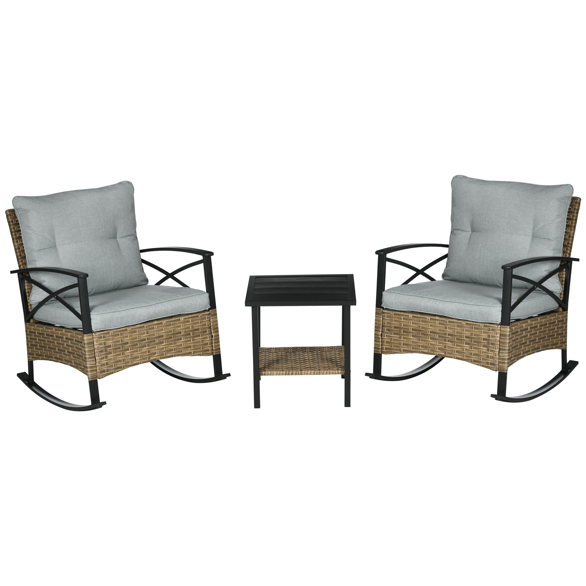 3 Pieces Patio Set w/ Cushions - đánh giá và giá Outdoor Furniture Cushions 22 X 22