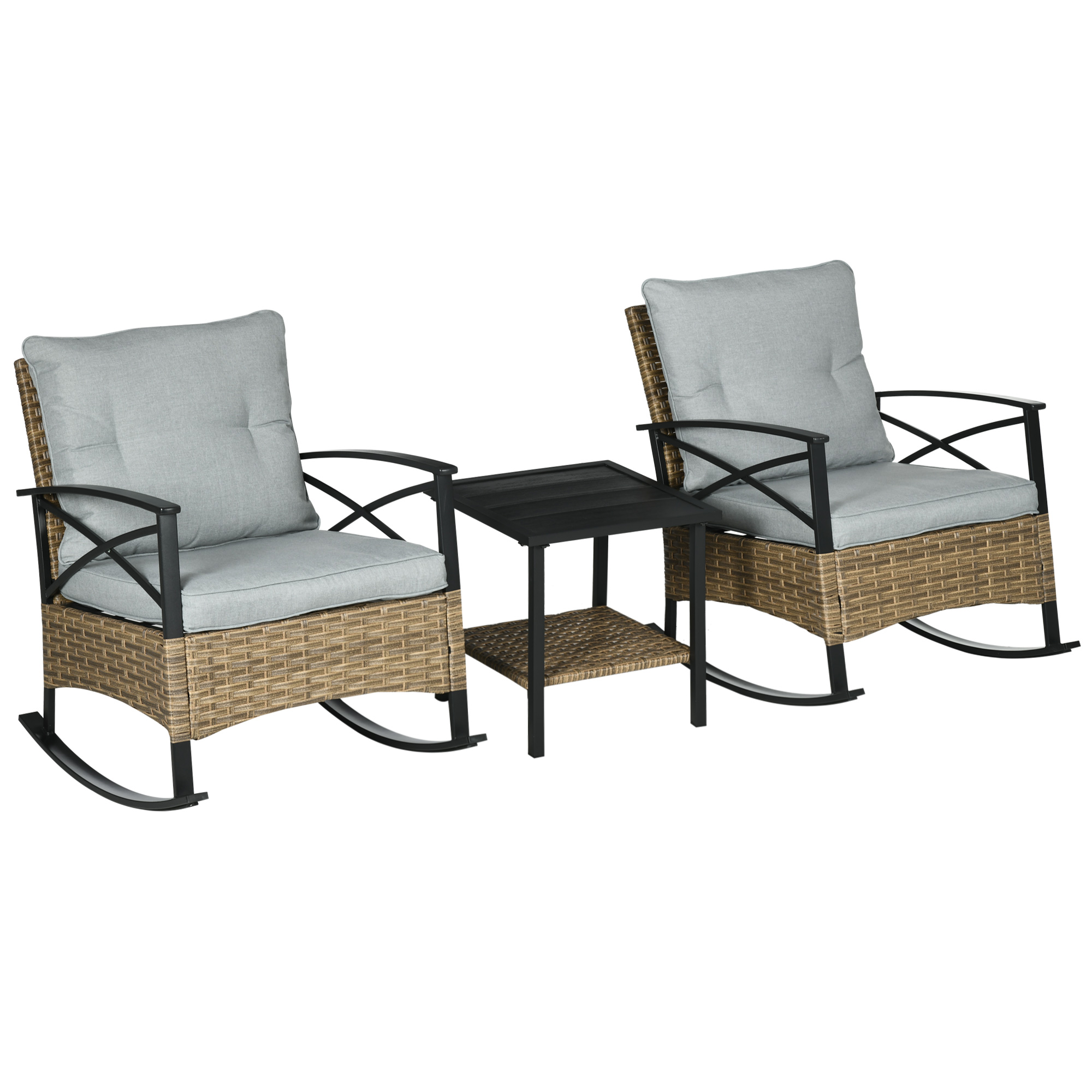 3 Pieces Patio Set w/ Cushions - đánh giá và giá Outdoor Furniture Cushions 22 X 22