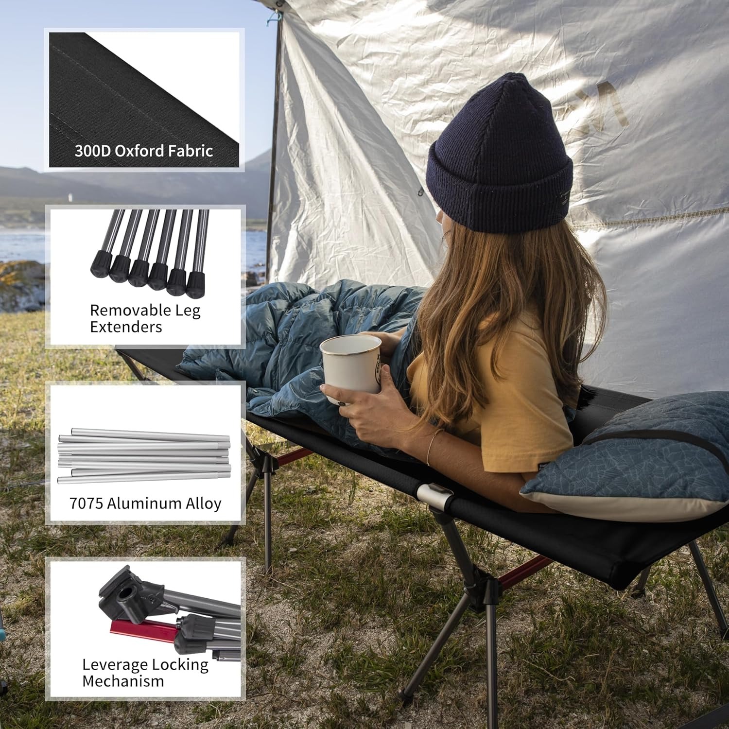 Naturehike Folding Camping Cot - đánh giá và giá Outdoor Daybed Furniture