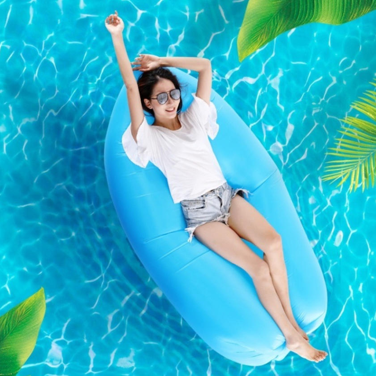 Lazyman Inflatable Sofa Air Be - đánh giá và giá Outdoor Daybed Furniture