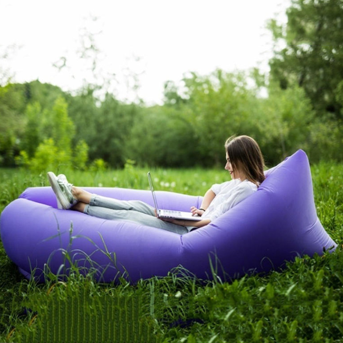 Lazyman Inflatable Sofa Air Be - đánh giá và giá Outdoor Daybed Furniture