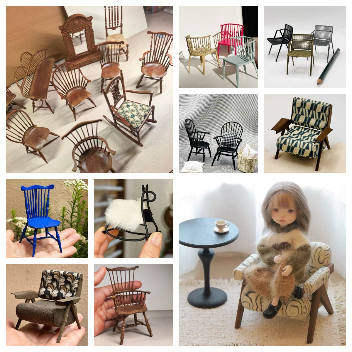 1/12 Scale Vintage Windsor Cha - đánh giá và giá Outdoor Furniture Vintage