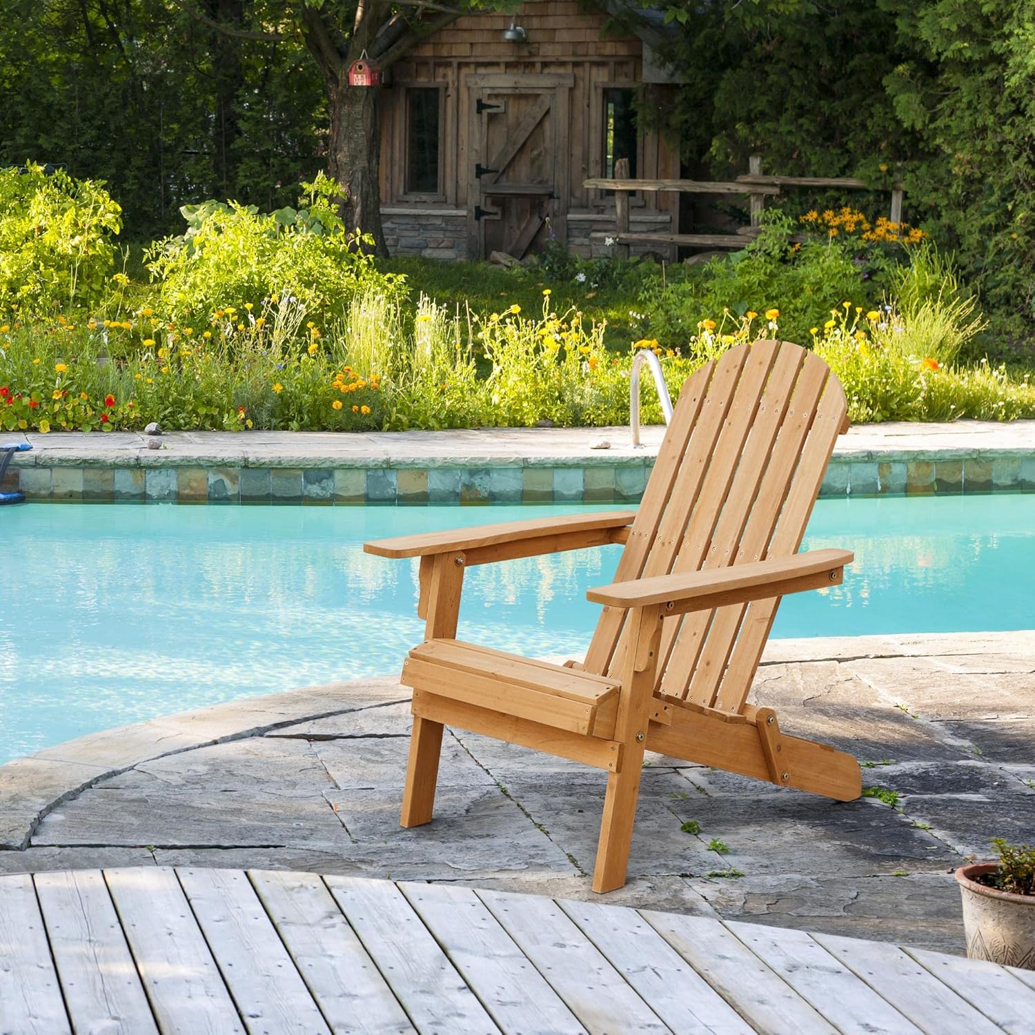 Folding Adirondack Chair Set o - đánh giá và giá Outdoor Furniture And Fire Pit