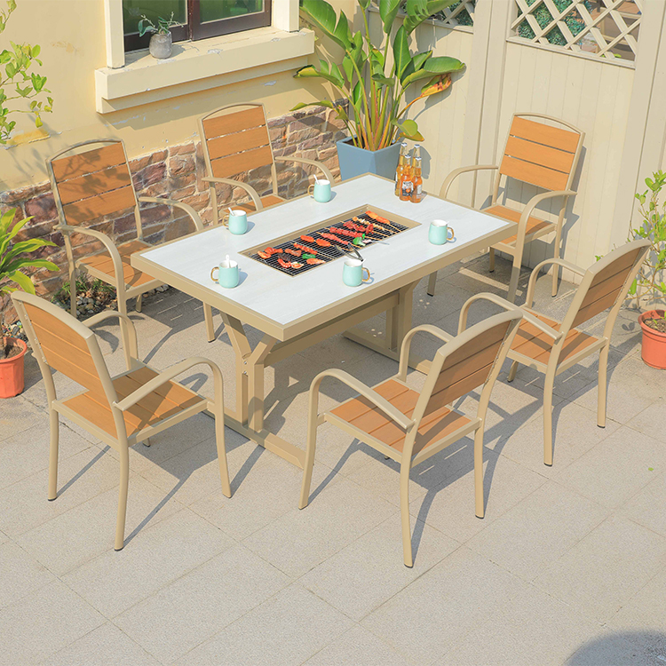Hot Sale Cast Aluminum Fire Pi - đánh giá và giá Outdoor Furniture And Fire Pit