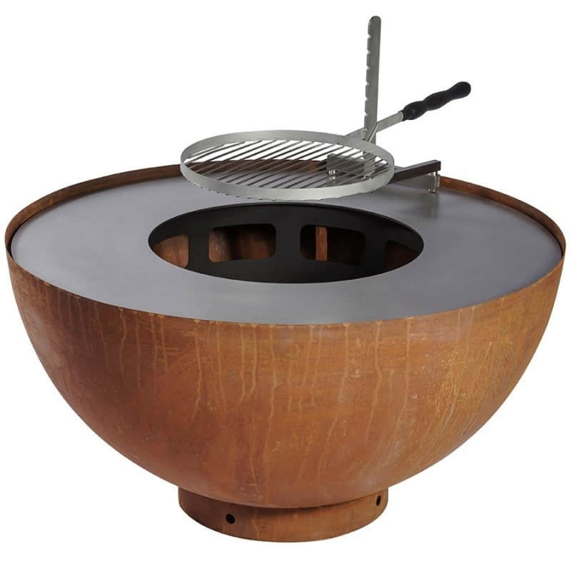 Outdoor Fire Pit Corten Steel  - đánh giá và giá Fire Pit Bowl