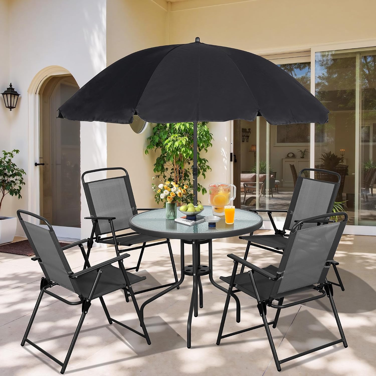 Metal Patio Dining Set Outdoor - đánh giá và giá Outdoor Furniture Polywood
