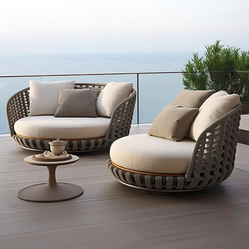 Modern hotel rope outdoor furn - đánh giá và giá Outdoor Furniture Polywood