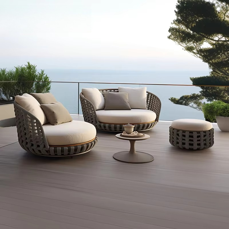 Modern hotel rope outdoor furn - đánh giá và giá Outdoor Furniture Polywood