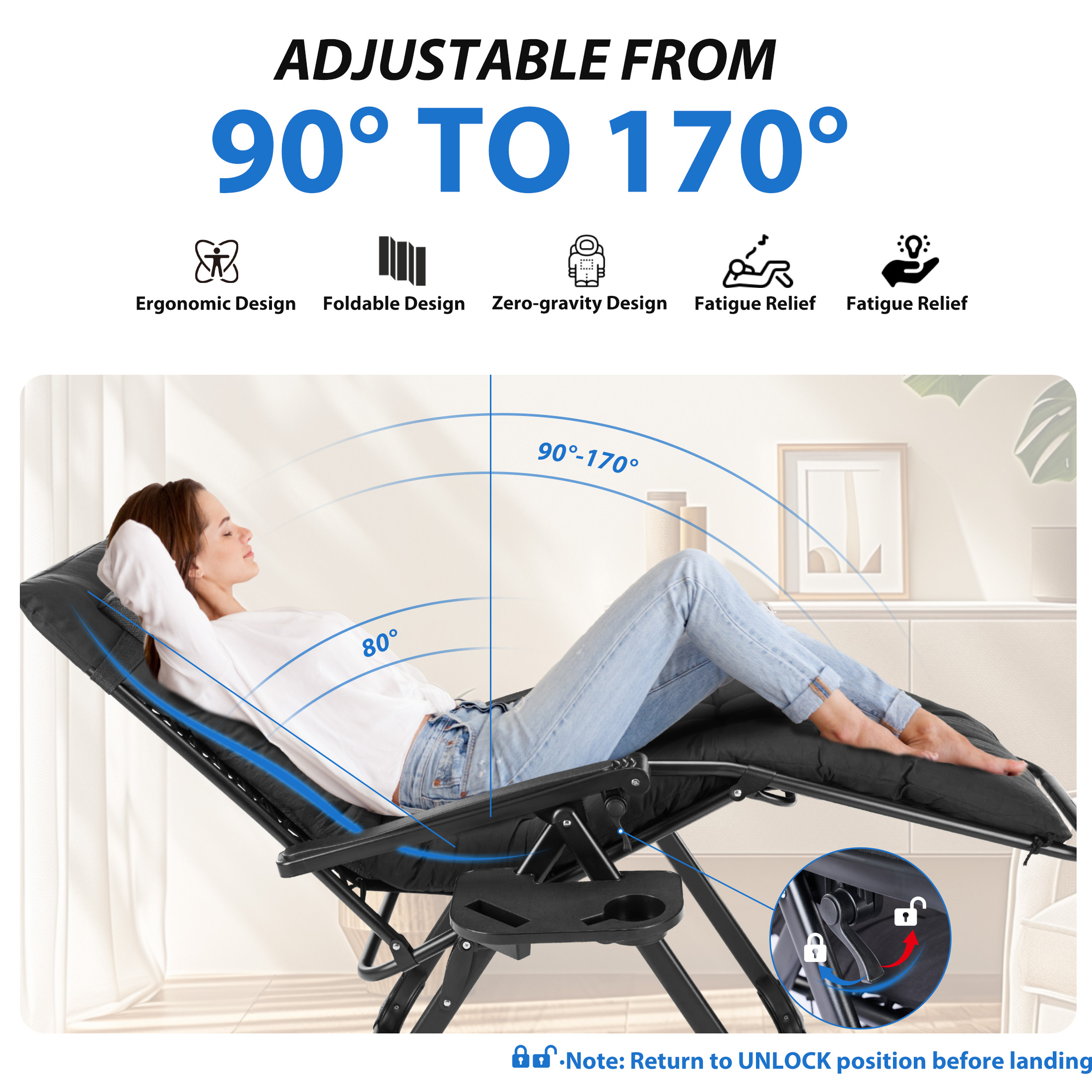 MCQ Zero Gravity Cushioned Lou - đánh giá và giá Outdoor Furniture Polywood