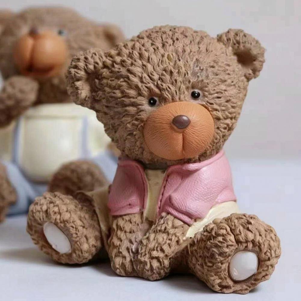 2Pcs Cartoon Couple Bear Figur - đánh giá và giá Outdoor Furniture Vintage