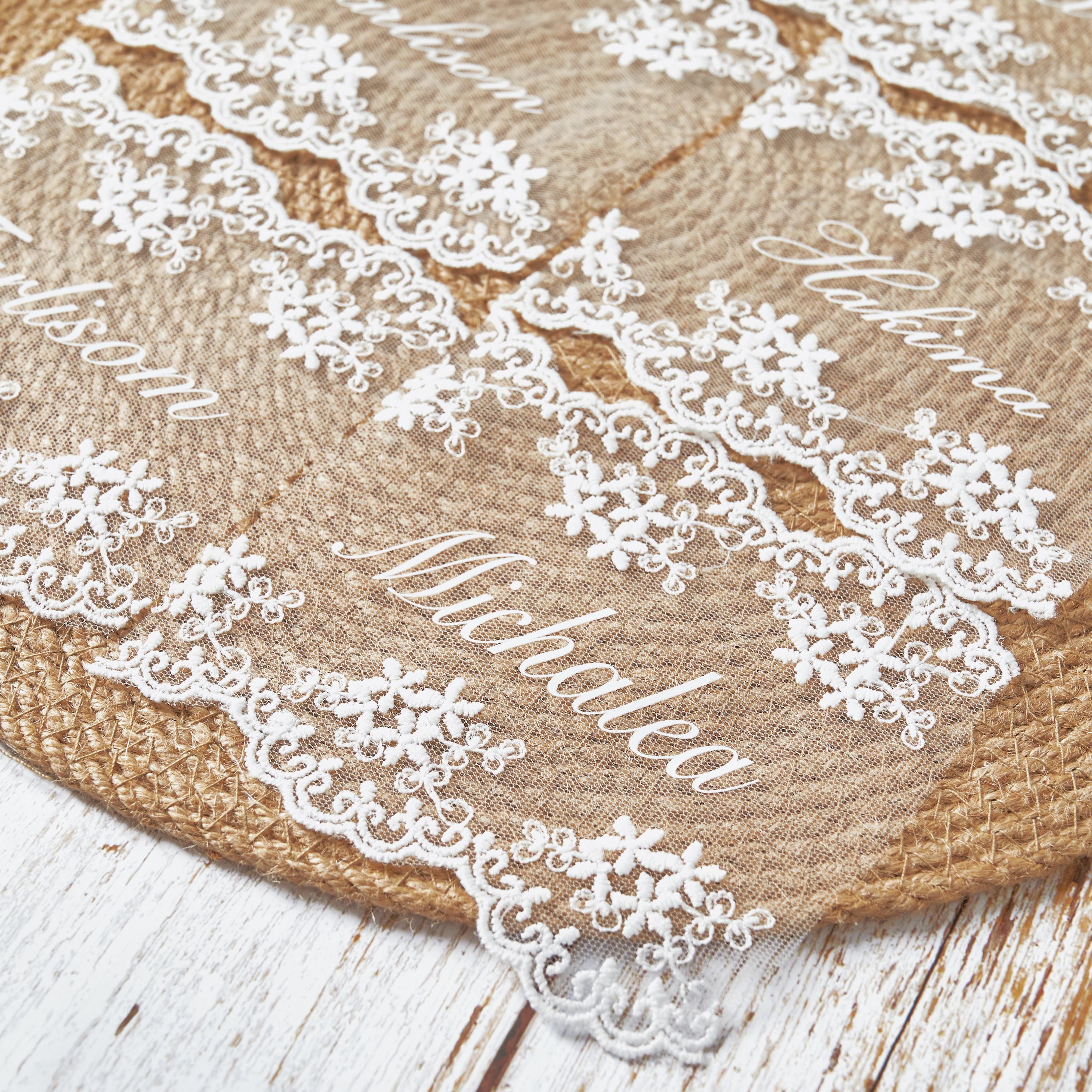 Personalized Lace Place Cards  - đánh giá và giá Outdoor Furniture Vintage