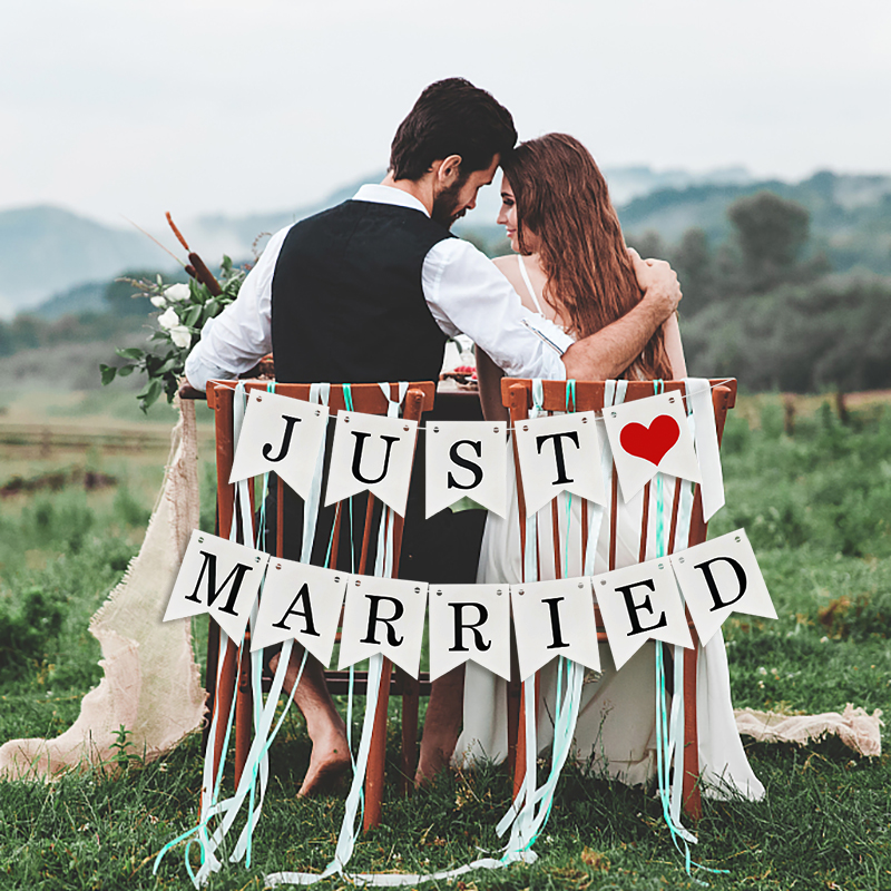 White Just Married Paper Garla - đánh giá và giá Outdoor Furniture Vintage