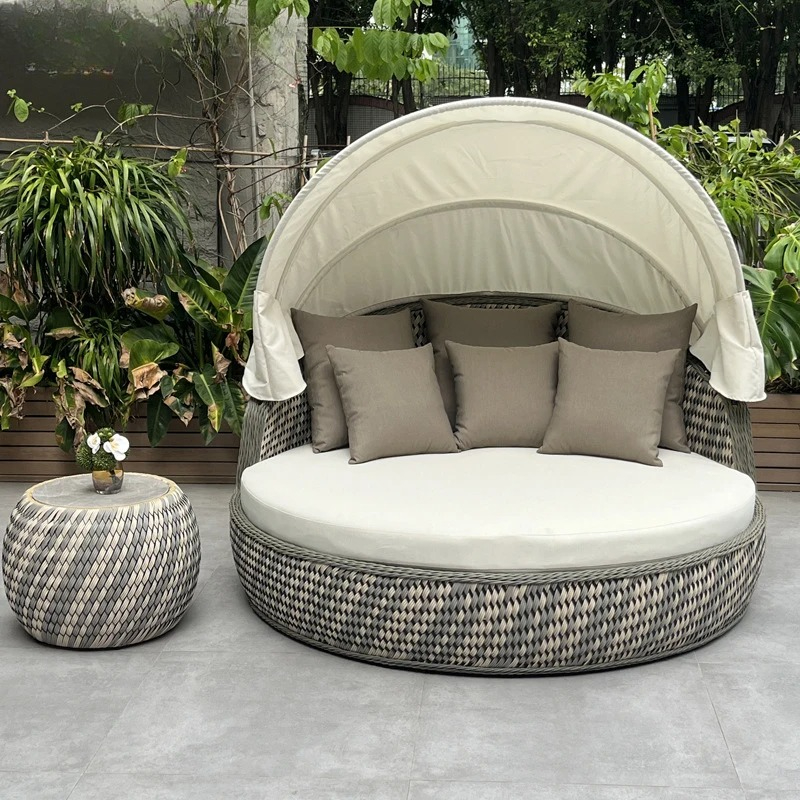 Daybed,Anti-UV Rustproof Round - đánh giá và giá Outdoor Daybed Furniture