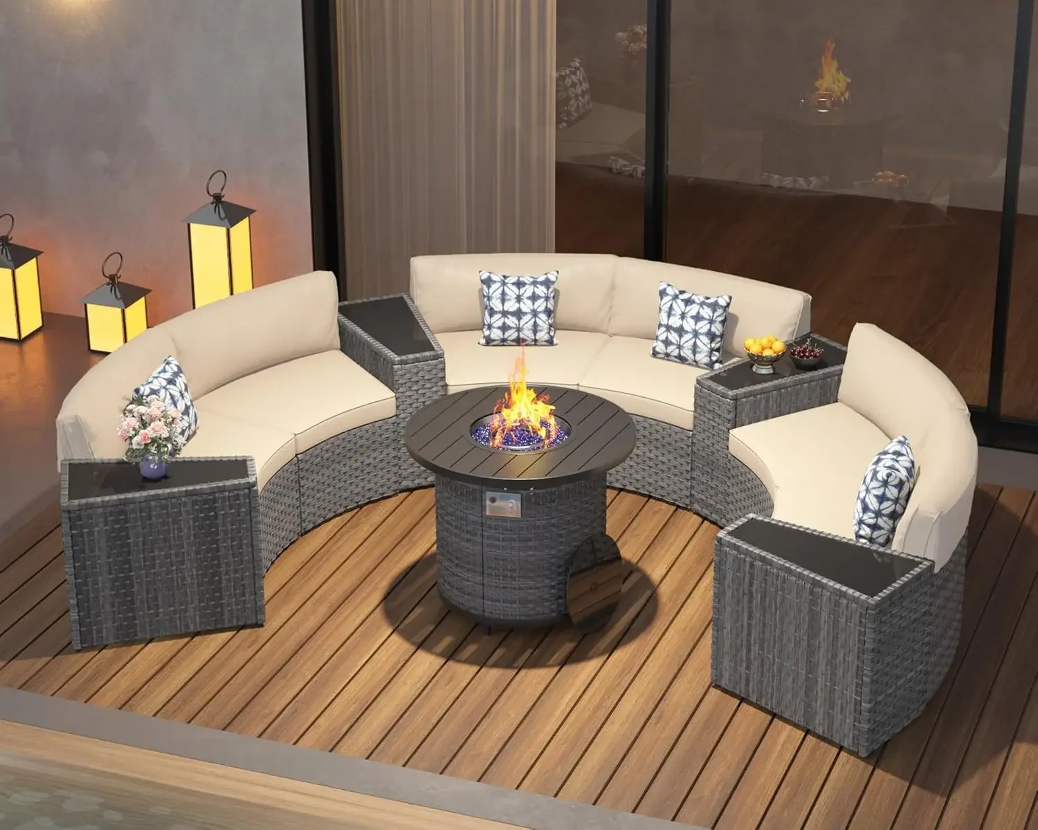 l Patio Furniture Set with 32