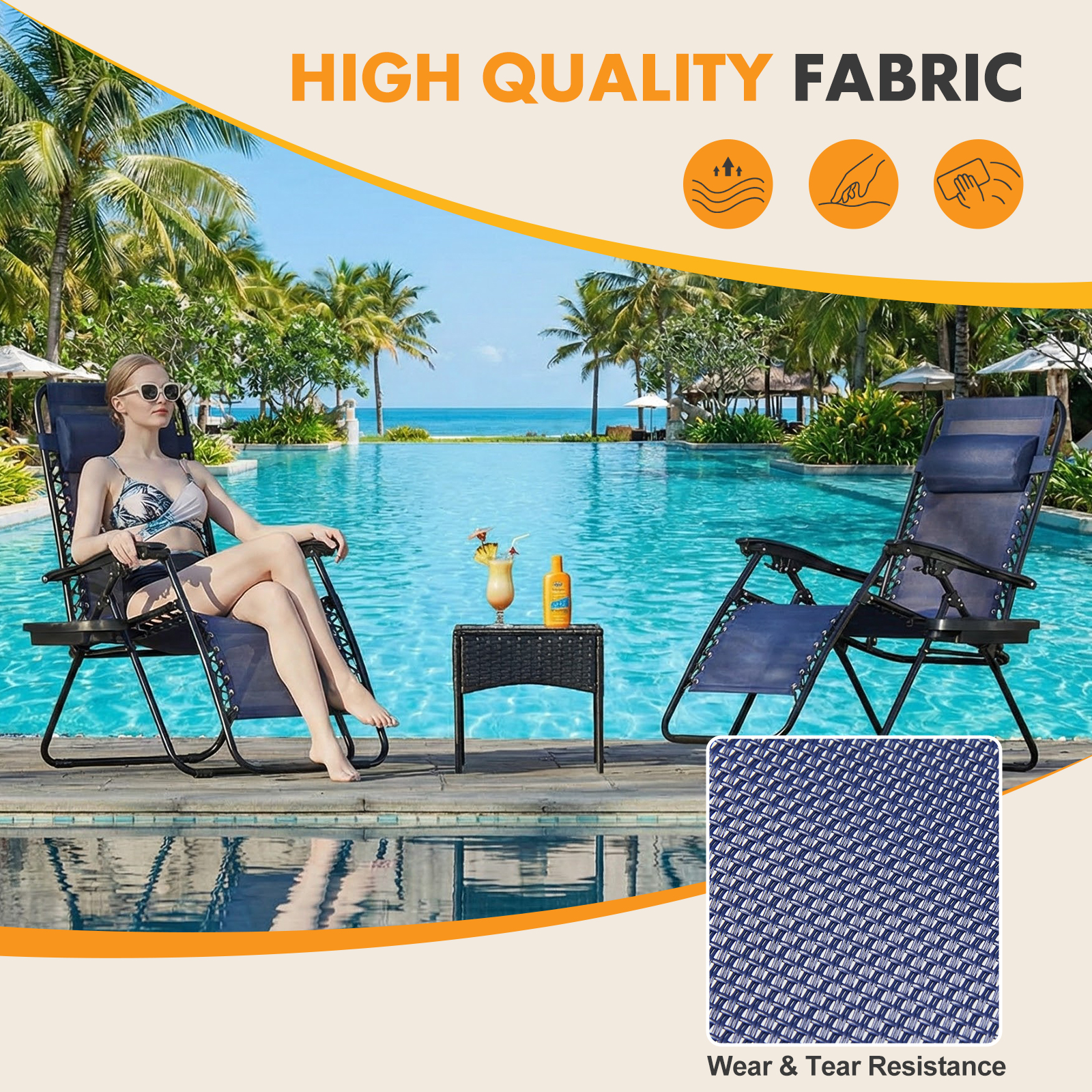 MCQ Outdoor Zero Gravity Chair - đánh giá và giá Outdoor Furniture Polywood