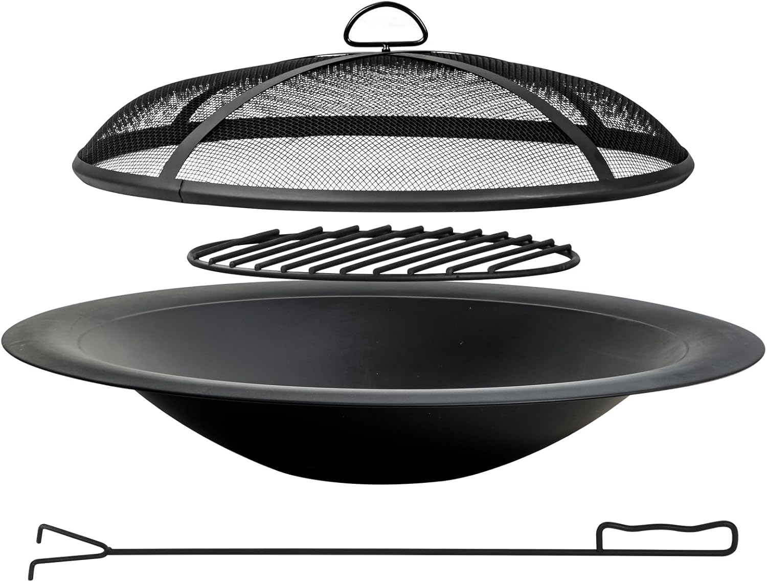 35 Inch Steel Fire Pit Bowl He - đánh giá và giá Fire Pit Bowl