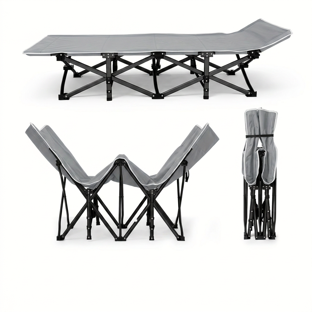 Heavy Duty Folding Camping Cot - đánh giá và giá Outdoor Daybed Furniture