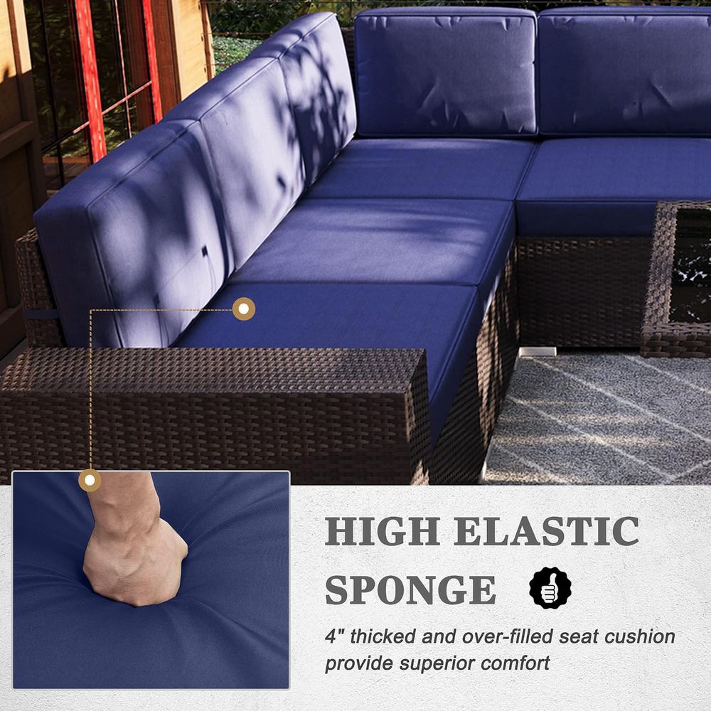 7-Piece Outdoor Patio Furnitur - đánh giá và giá Outdoor Furniture And Fire Pit