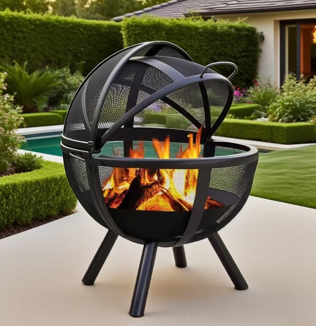 Ball Shaped Outdoor Garden Pat - đánh giá và giá Fire Pit Bowl