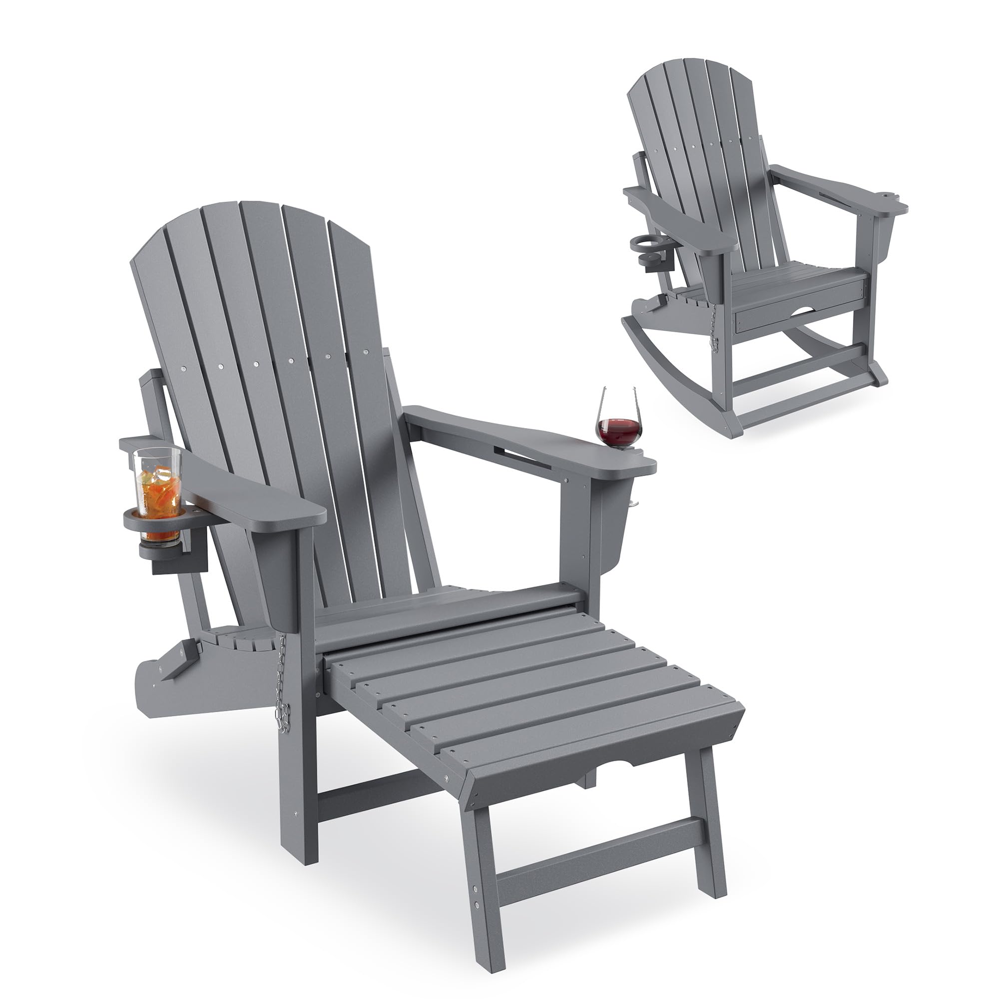 Rocking Chairs Folding  With F - đánh giá và giá Outdoor Furniture Polywood