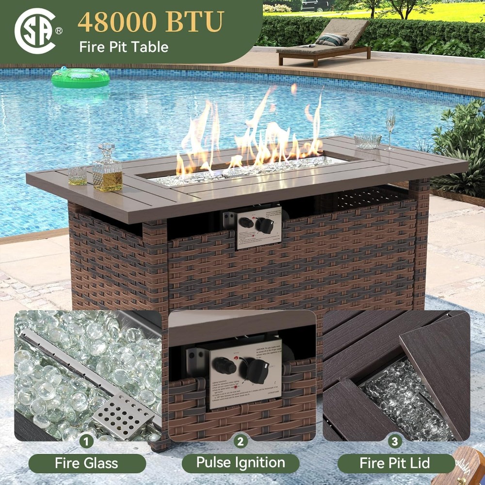 Exclusive Deal   Outdoor Patio - đánh giá và giá Outdoor Furniture And Fire Pit